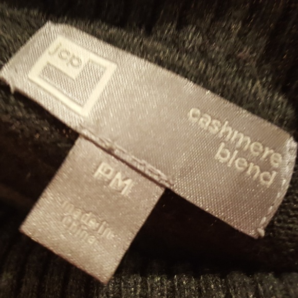 jcpenney Sweaters Jc Penney Striped Cashmere Blend Turtleneck Pm